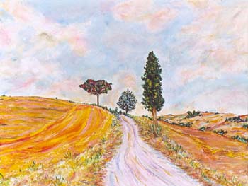 Tuscany_Lavender_Road